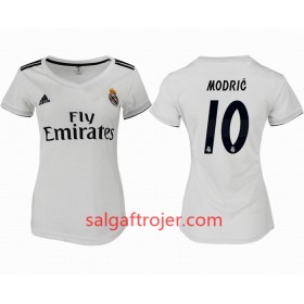 Real Madrid Fodboldtrøjer MODRIC 10 Dame Hjemmebanesæt 2018/19 Kort ærmer